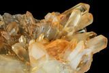 Tangerine Quartz Crystal Cluster - Madagascar #107075-2